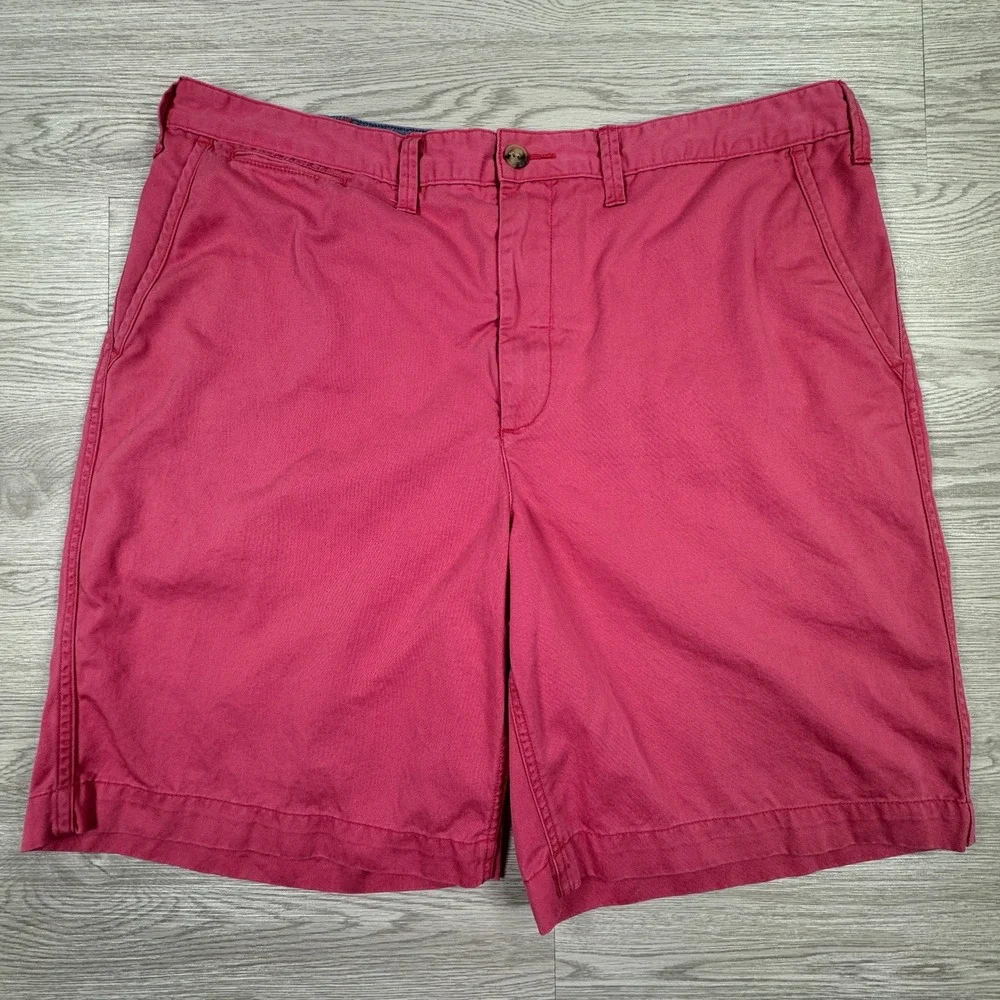 Polo Ralph Lauren Men's Shorts Relaxed Fit Pink 38 Chino Cotton Twill Flat Front